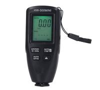 RASTKY Coating Thickness Gauge, 0 to 2000um Range High Accuracy LCD Backlight Display Digital Paint Thickness Meter for Car, with Automatic Zero Calibration, Multi Point Calibration (BLACK)