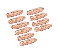 RASTKY Cobre 10 Puntas de Contacto Boquilla Conductora M6 con Buena Ductilidad Diámetro del Orificio de 1 Mm para Varios Productos de Soldadura 24AKx1 Mm para Equipos de Soldadura