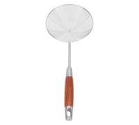RASTKY Colador de Araña de Acero Inoxidable, Cucharón de Malla Fina Eficiente para Cocinar y Freír, Utensilio de Cocina para Cocinas Domésticas, 18,7x7,7 Pulgadas