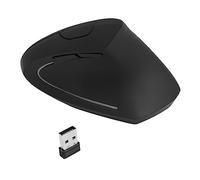 RASTKY Confort Inalámbrica Ergonómica Vertical del Mouse, 2.4 G de dpi, Batería, Iluminado, Ratón Inalámbrico Silencioso y Trabajo de Mouse