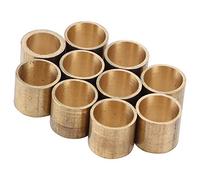 RASTKY Consejos de Latón de Billar 10pcs Accesorios para Herramientas de Reparación de Férulas de Férulas (9 mm 【Toothless】)