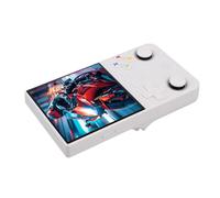 RASTKY Consola de Juegos Portátil de Código Abierto Pantalla de 4,0 Pulgadas Joystick Dual Batería Recargable Incorporada Reproductor de Videojuegos para Nostalgia Player ABS Blanco (64G)