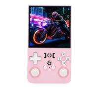 RASTKY Consola de Juegos Portátil Retro con Batería de 4000 MAh para Entusiastas de Las Consolas de Juegos, Chipset RK3326 para Reproductores de Portátiles, Pantalla de 4 Pulgadas para Viajes (Pink)