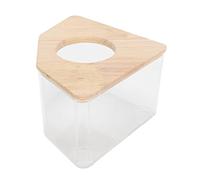 RASTKY Contenedor de Baño de para Hámster, Caja de Baño de de Doble Propósito a Prueba de Fugas para e Inodoro de Hámster, Fácil de Limpiar, 5,9 X 5,9 X 3,7 Pulgadas