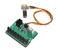 RASTKY Controlador de Velocidad del Concentrador del Ventilador de Refrigeración de la Caja de la PC Regulador de Voltaje Divisor de 8 Vías para Ventiladores de 2 Pines 3 Pines 4 "+ Gamers