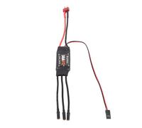 RASTKY Controlador de Velocidad del Motor ESC RC sin Escobillas 30A con Protección de Voltaje de Entrada Anormal para Modelos de ala Fija y Vista en Primera