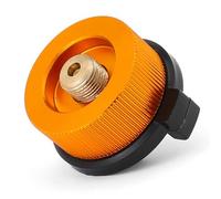 RASTKY Convertidor de Recipiente de Gas para Exteriores, Cabezal de Conversión de Tanque de Gas Ligero para Acampar, Aleación de Aluminio, 1 Adaptador de Estufa de Camping