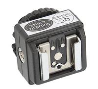 RASTKY Convertidor de Zapata de Flash a Cámara con Puerto de Sincronización de PC, Adaptador de Montaje de Zapata de Flash Pequeño y Confiable para Principiantes, 1 X Adaptador para a Cámara D SLR