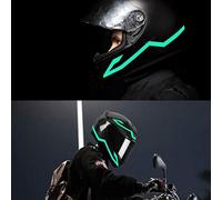 RASTKY Cool Helmet El Luz Fría Pegatinas de Tira LED Luz de Prevención de Colisiones Trasera Impermeable para Casco de Motocicleta Siempre Encendida/Flash Lento/Flash Rápido Carga de 40-60 Min Uso