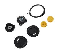 RASTKY Cordones Elásticos de Alambre de Acero sin Atar, Diseño de Hebilla Giratoria, Fácil de Usar, para Adultos y Niños, 8 Cordones, 8 Cubiertas de Eje, Bases