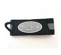 RASTKY Correa Compacta para Piernas de Bicicleta para Protección y Calidez de la Cadena, Bandas Portátiles para Pantalones de Ciclismo para Climas Fríos, Banda de Goma Roja para Piernas para