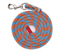 RASTKY Correa de Tracción Duradera de Cuerda de Nailon para Caballos para Entrenamiento de Caballos para Mascotas de Ganado de 6,6 Pies de Largo (Azul Naranja)