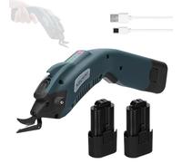 RASTKY Cortadora Eléctrica de 4,2 V, Cortadora de Tela de Alto par para Tiempos de Respuesta rápidos. Adecuado para Corte de Prendas y pruebas. Diseño ergonómico. 1 Batería, 5000 MAh incluida. (2
