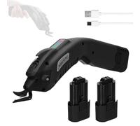 RASTKY Cortadora Eléctrica de 4,2 V, Cortadora de Tela de Alto par para Tiempos de Respuesta rápidos. Adecuado para Corte de Prendas y pruebas. Diseño ergonómico. 1 Batería, 5000 MAh incluida. (2