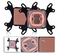 RASTKY CPU Waterblock Universal CPU PC Bloque de Enfriamiento de Agua COLLERIRINTEL/ - Base de Cobre de 50 Mm