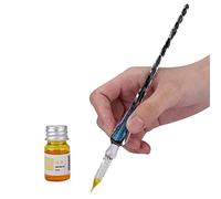 RASTKY Crystal Starry Sky Glass Dip Pen Elegante Bolígrafo de Escritura para Caligrafía, Ensayos, Firmas, Bolígrafo Colorido Ideal para Regalar y Decorar (lago azul)