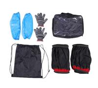 RASTKY Cubierta Antideslizante para Neumáticos, Calcetines para Nieve, Tracción de Invierno, Fundas para Neumáticos Resistentes Al Desgaste con, Fundas Protectoras para Coches, SUV,
