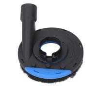 RASTKY Cubierta Antipolvo de 4 Pulgadas Amoladora Angular de 100 Mm/115 Mm - Rectificado sin Polvo con 2 Muelas Abrasivas Incluidas Pulido y Preparación (azul negro)