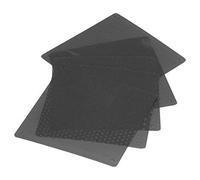 RASTKY Cubierta de Ventilador de Computadora de 5 Cm de 12 Cm: PVC a Prueba de Polvo PC y Computadora Portátil, Reducción de Ruido y Filtro de Polvo Negro Flexible, Protegiendo los Componentes de la