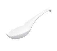 RASTKY Cuchara de Sopa de Fideos de Plástico de Gran Capacidad, Diseño 2 en 1 para Ramen, Won Ton, Pho, Cocina Casera Apta para Lavavajillas