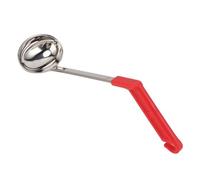 RASTKY Cucharón de Sopa de Acero Inoxidable Duradero con de Plástico, Práctico Cucharón de Cocina para Sopa, Chile, "perfecto para Cocina profesional" (80ML)