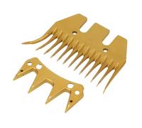 RASTKY Cuchilla Cortadora Eléctrica para Ovejas, Peine para Animales de Acero Al Carbono de Larga Duración, Repuesto de Cuchilla para Ovejas, Alpacas, 2 Cuchillas