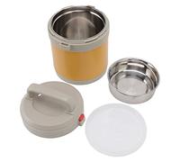 RASTKY de Acero Inoxidable con Aislamiento Al Vacío, Contenedor de Alimentos a Prueba de Fugas para Oficinista, Escuela, Estudiante, Caja Portátil para Trabajo, Picnic, Camping, Capacidad de 1,3 L