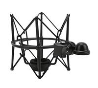 RASTKY de Montaje de Choque de Micrófono Ajustable con Diseño Anti Vibración, Soporte de Micrófono Universal para Music Studio, Game Live, Grabación, Transmisión, Adecuado para un (BLACK)