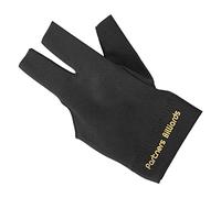 RASTKY de Piscina de Billar Premium - 3 Dedos Guante de Billar de de de de de Poliuretano, Transpirable, Estirable y de Poliuretano - Fit a Todos los Jugadores (Black)