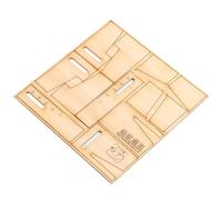 RASTKY Dead Eyes Herramienta de Amarre para Kit de Modelo de Barco de Madera, Dispositivo Auxiliar de Bricolaje de Madera para Ajustes Más Fáciles del Cable de Amarre, Ideal para Entusiastas de los