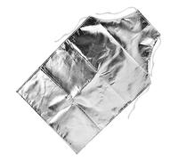 RASTKY Delantal de Papel de Aluminio Resistente Al Calor Delantal Resistente a Altas Temperaturas de 1000 °C con Respaldo de Algodón para Chefs/herreros/obreros