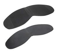 RASTKY Descargar Reparación de Goma para Zapatos de Cuero, Reparar Zapatos Planos por la Mitad (BLACK)