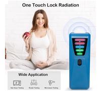 RASTKY Detector de Radiación de Medidor EMF Altamente Sensible para Pruebas de Secador de Pelo, Diseño Fácil de Usar para un Fácil Monitoreo, Adecuado para Uso Doméstico/viajeros ABS/rojo (BLUE)