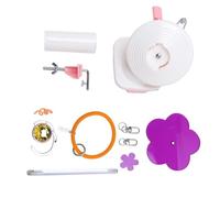 RASTKY Devanadera de Hilo Manual, Almohadilla Antideslizante, Organizador de Hilo Giratorio para Entusiastas del Tejido y Principiantes (ORANGE)