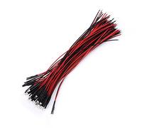 RASTKY Diodos LED Transparentes de Agua de 9-12V Precableados, 50 Uds., 3mm/5mm/10mm en Colores Blanco, Rojo, Azul y Verde, Aplicaciones de Ahorro de Energía de Baja Potencia (3mm)