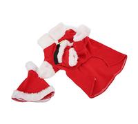 RASTKY Disfraz Navideño de Papá Noel de Primera Calidad con Diseño de Moda, Material Grueso y Esponjoso, Adecuado para Fiestas y Sesiones de Fotos Navideñas, Material de Felpa Corto (L)