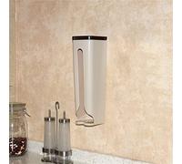 RASTKY Dispensador de Bolsas de Basura Montado en la Pared, Práctico Estante de Almacenamiento para Cocina, Organizador de Bolsas de Plástico con área de Apertura Grande, Soporte Profesional para de