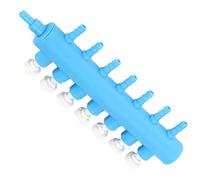 RASTKY Divisor de Flujo de Aire de Pecera de Plástico de con Sellado Integrado para Transporte de Productos Acuáticos, Válvula de Aire de Acuario para Pecera (1 min 7 con válvula)