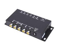 RASTKY Divisor de Vídeo de 4 Canales Multiplexor de Procesador Cuádruple para Cámara de Seguridad CCTV con 4 Entradas 1080P AHD CVBS N+P Dual Bajo Consumo de Energía