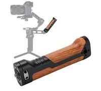 RASTKY Empuñadura Ergonómica de Madera para Estabilizador S con Zapata Fría, Orificios Roscados de 1/4" 3/8", Diseño de Agarre Cómodo, Material de Palisandro, Peso 228 G, Junta