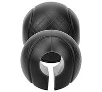 RASTKY Empuñaduras de Barra Gordas, Bolas Adaptadoras Redondas con Mancuernas, Agarre con Barra, Bola para Envolver la Mano, Fricción Mejorada para Atletas de Entrenamiento de Fuerza (Black)