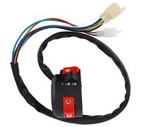 RASTKY Encendido/Apagado de Arranque del Manillar de 22 Mm para Motocicletas y Vehículos Todo Terreno - Botón Pulsador de Arranque/Parada del Motor para Vehículos de Cuatro Ejes de 50 -110