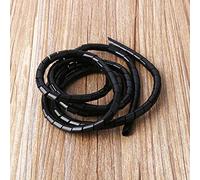 RASTKY Envoltura de Cables en Espiral para Gestión de Cables PC TV CASA Oficina 6 Mm Negro, Protege los, Corta a Medida, Aplicable para TV, Teatro, Computadoras, Uso Industrial