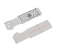 RASTKY Escala de Monitoreo de Grietas Tablero Acrílico Duradero para el Monitor de Grietas Revelador Estándar y de Esquina, Fácil de Usar para Construcción y Mantenimiento