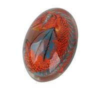 RASTKY Escultura de Resina de Dragón de Cristal de Huevo de Dinosaurio de para Niños, Huevo Transparente para Entusiastas de la Fantasía, 8 * 5,5 Cm (RASTKYm5w70fn1jl-10286339)