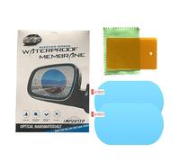 RASTKY Espejo Retrovisor para Automóvil Película Protectora Impermeable Antivaho para una Visión Clara en Días de Niebla y Lluvia 2 Piezas para Todos los Espejos Laterales de Automóvil de Tamaño