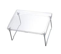 RASTKY Estante de Almacenamiento de Escritorio Plegable, Organizador Duradero para Ahorrar Espacio, Estante Apilable para el Hogar, Cocina, Baño, 11,5 Oz