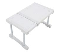 RASTKY Estante de Almacenamiento Extensible para Armario, Estante de Armario Extensible, de Almacenamiento, Divisor, Gabinete Separador, Baño, Cobertura Total, 24 Cm de Ancho, 32 Cm de Altura,