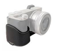 RASTKY Estuche para Cámara Estilo Retro Bolsa de Transporte con Agarre Mejorado y Montaje Versátil para Cámara A6400/A6300/A6100/A6000 Ideal para Viajar Verde (Black)