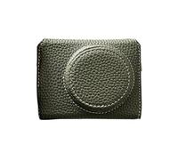 RASTKY Estuche para Cámara Estilo Retro, Bolsa de Transporte con Apertura Inferior para Cámara ZV1F/ ZV-1M2, Estuche para Premium para Fotógrafos, Cuero Sintético (Green)